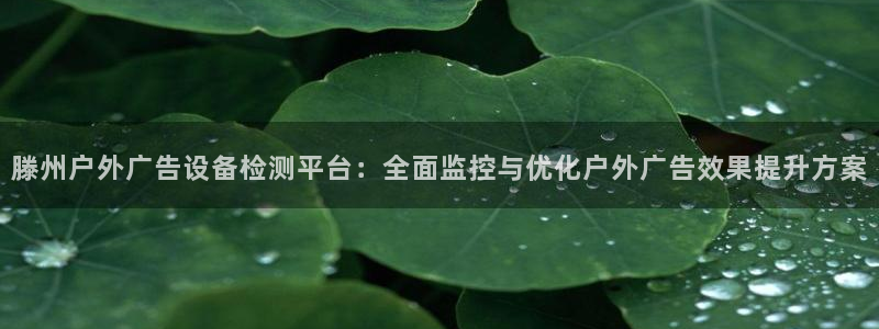 杏宇平台登录方法：滕州户外广告设备检测平