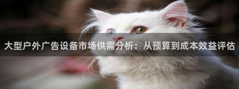 杏宇平台代理多少钱：大型户外广告设备市场
